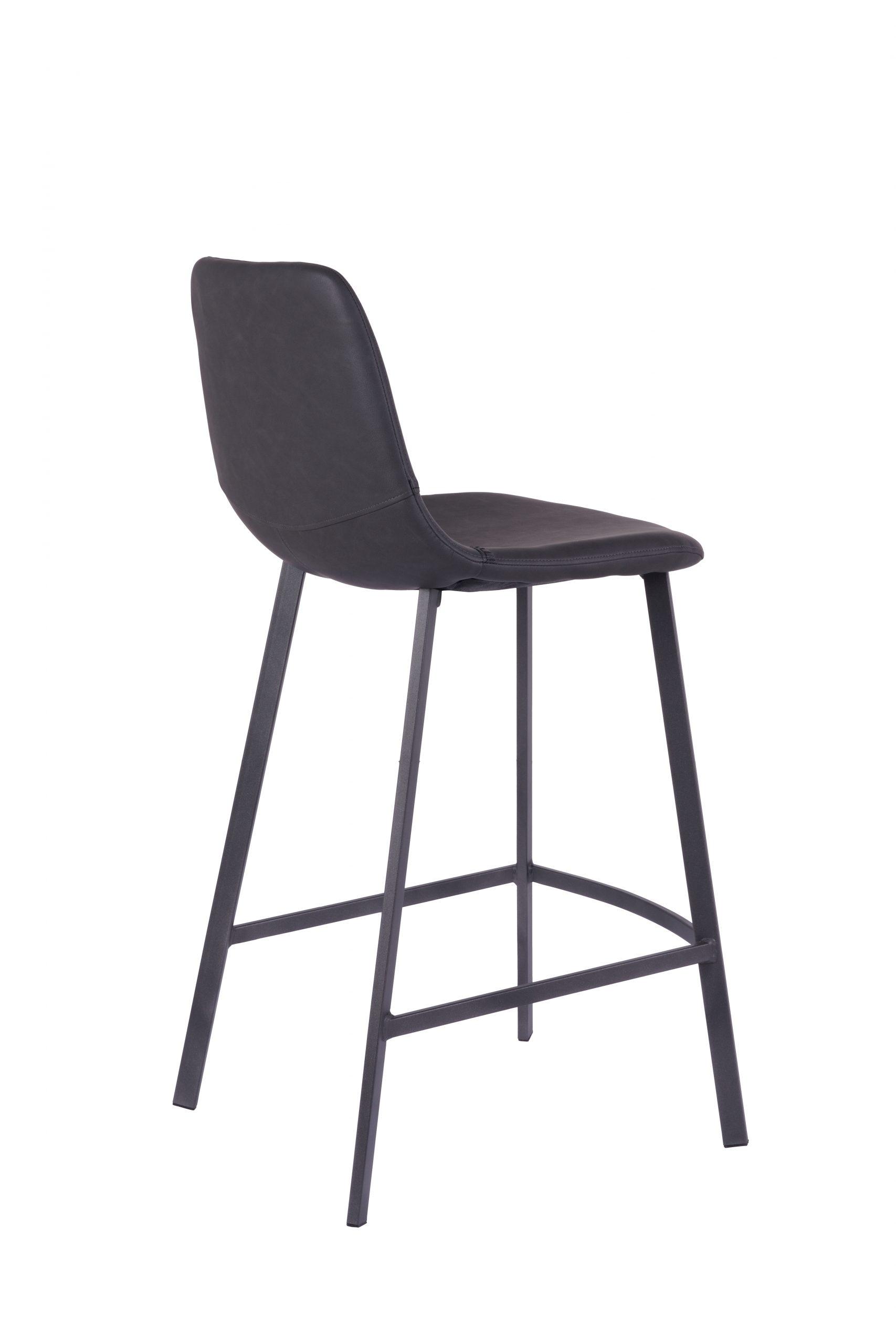 Bari dark grey counter stool.