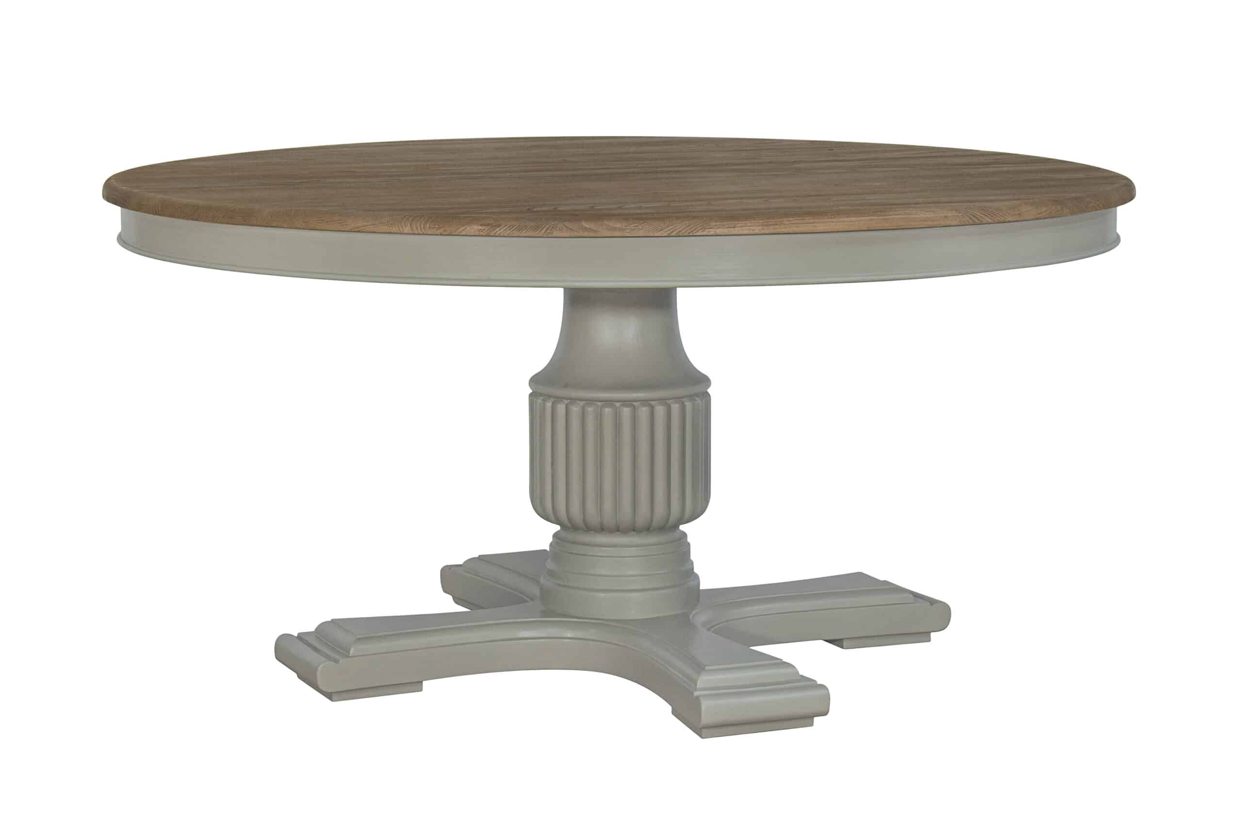 Ashing Roud Dining Table Hardwick Smoked Oak