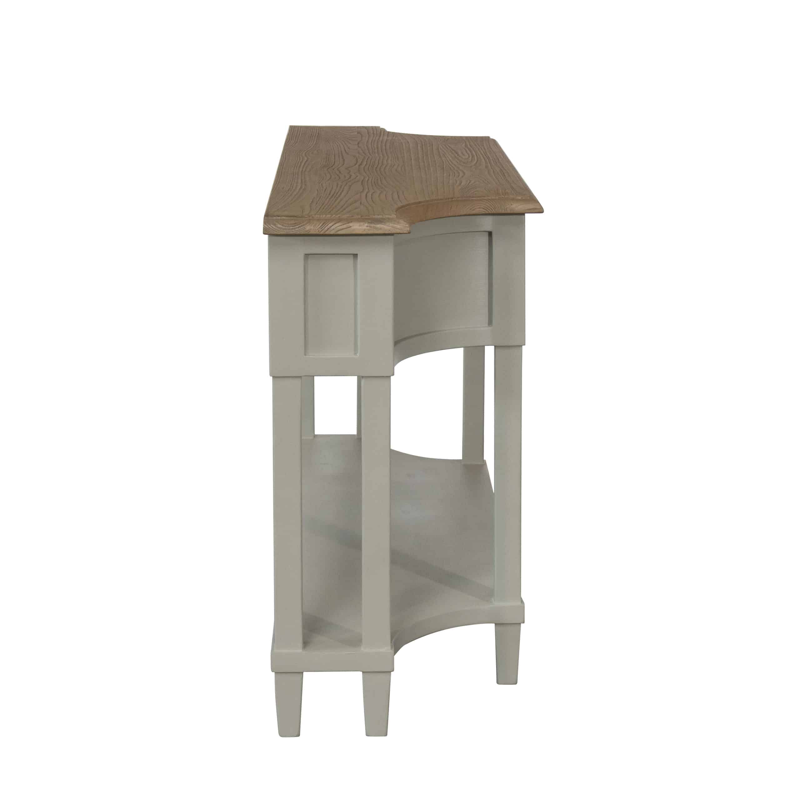 SOF121 HRB Betsy Console table 2 drawers 1 shelf L170xH75xD40 Hardwick White Top Smoked Oak 23 IMG 0557 scaled