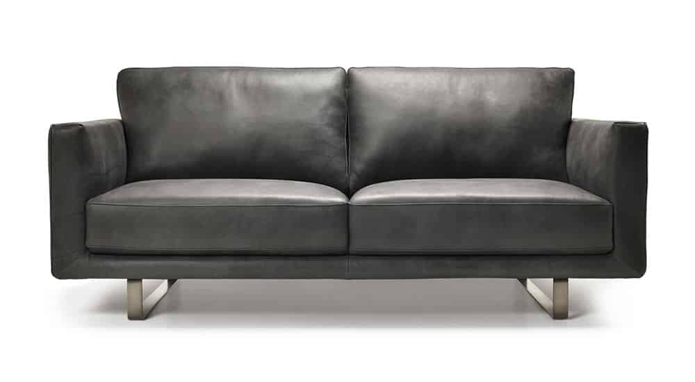 Custom Italian Leather Sofa | Mylestone Interiors Ltd