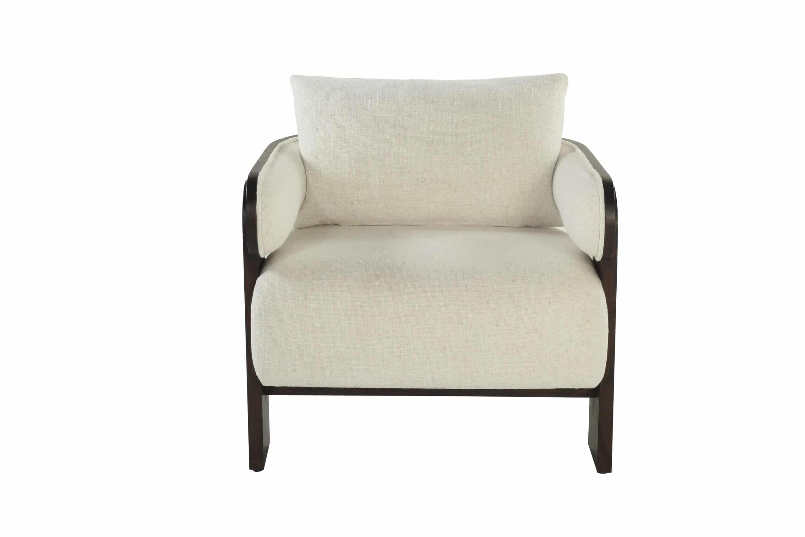 contemporary cream armchair,