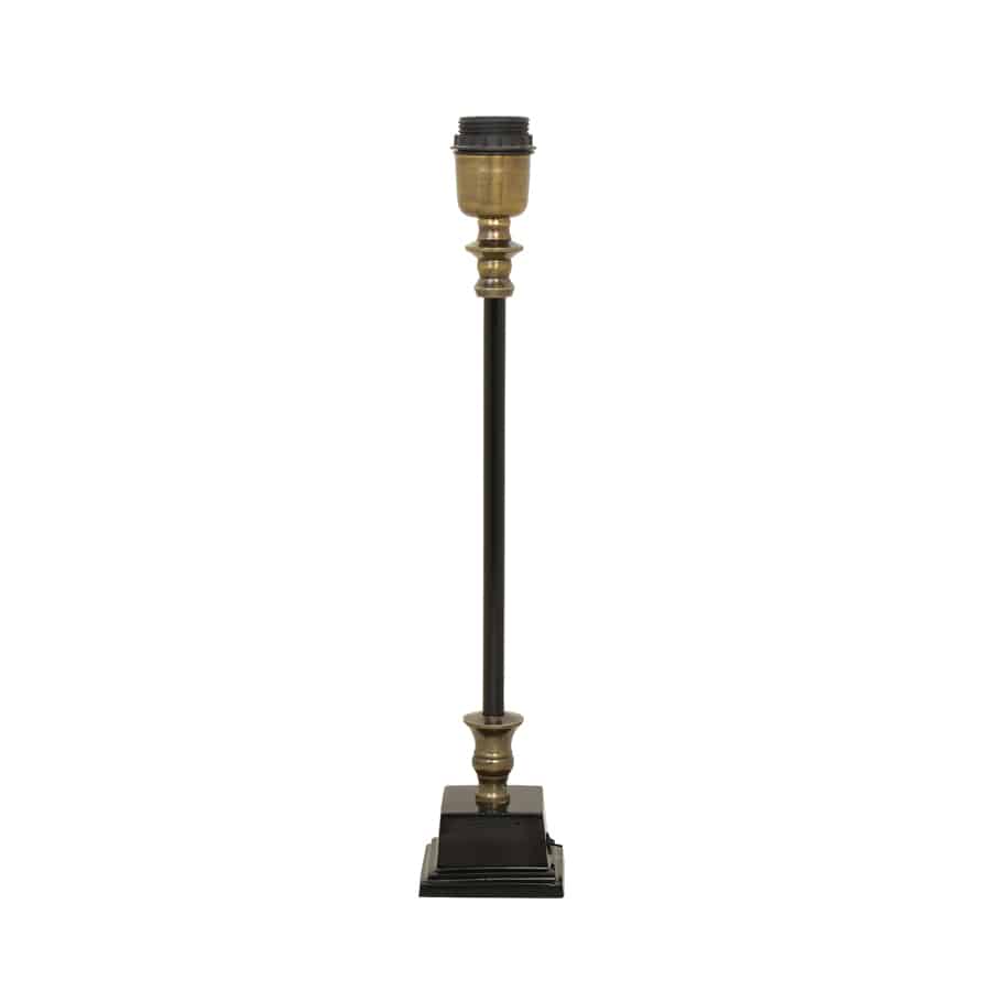 black antique bronze lamp base. Vintage style