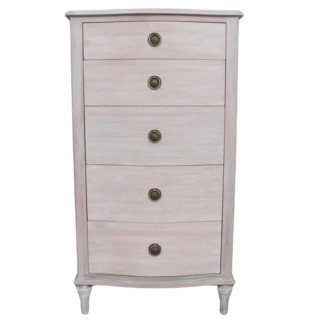 5 drawer bedroom tallboy