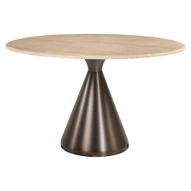 Mira round dining table