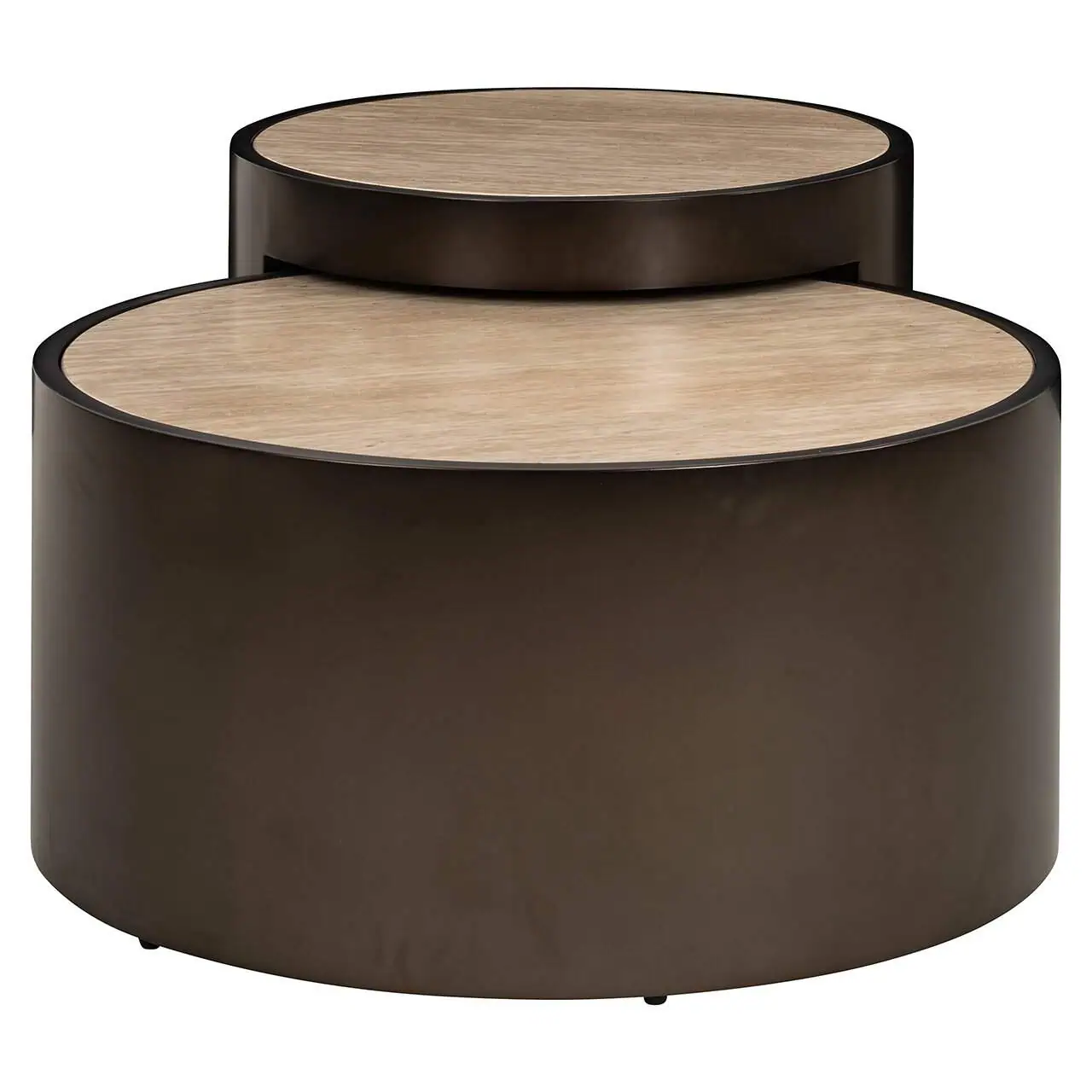 Rivello Round Coffee Tables (Set of 2) front view