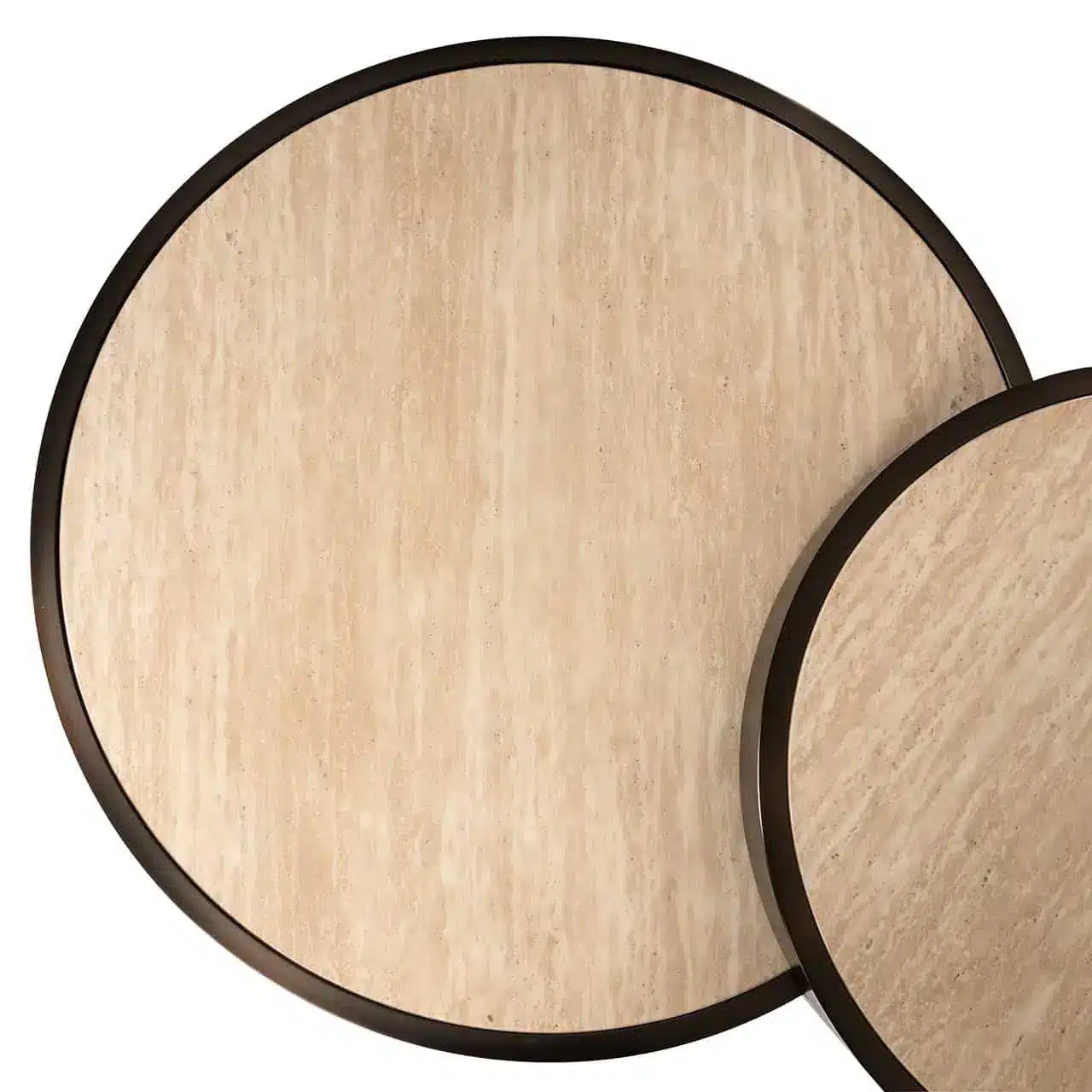 Rivello Round Coffee Tables (Set of 2) top details