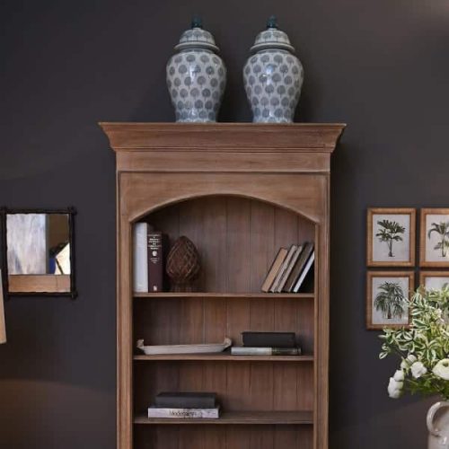 Kells Arched Top Wooden Display Cabinet .Mylestone Interiors