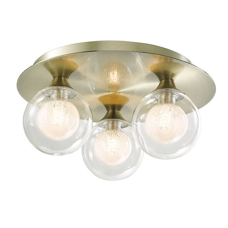 Antique Brass Bathroom Ceiling Light