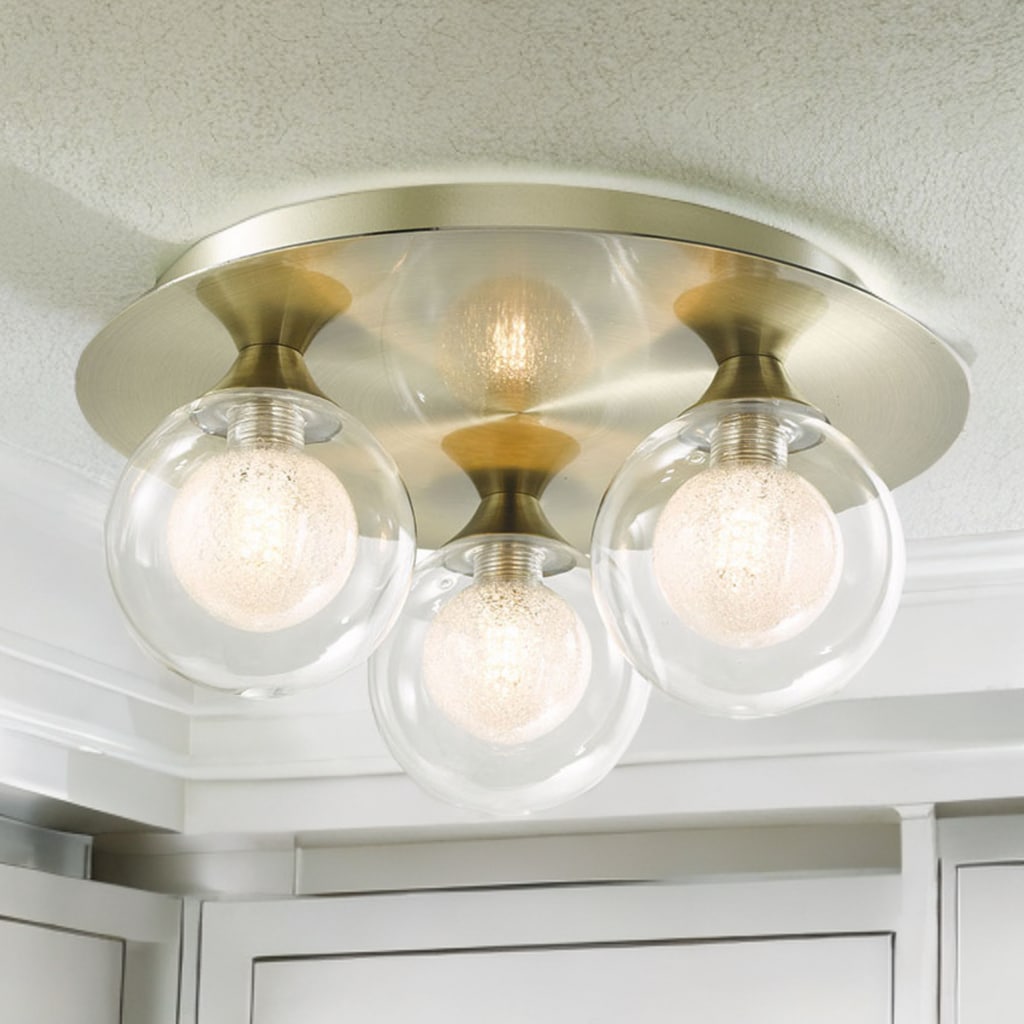 Antique Brass Bathroom ceiling light Ireland
