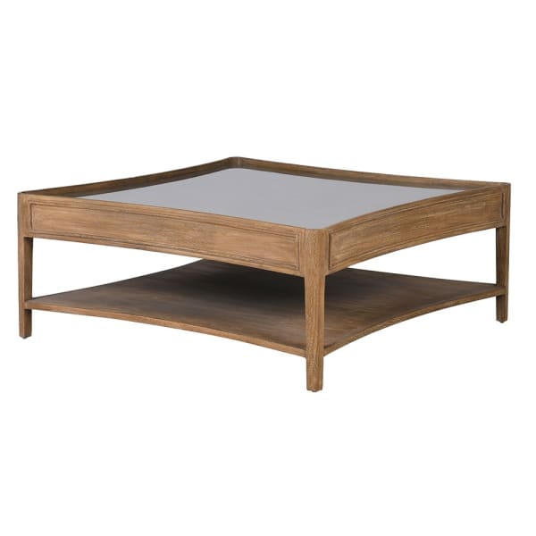 Cape Cod Coffee Table with Tempered Glass