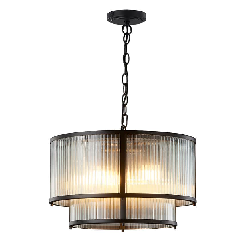 Antares Black Ceiling Light