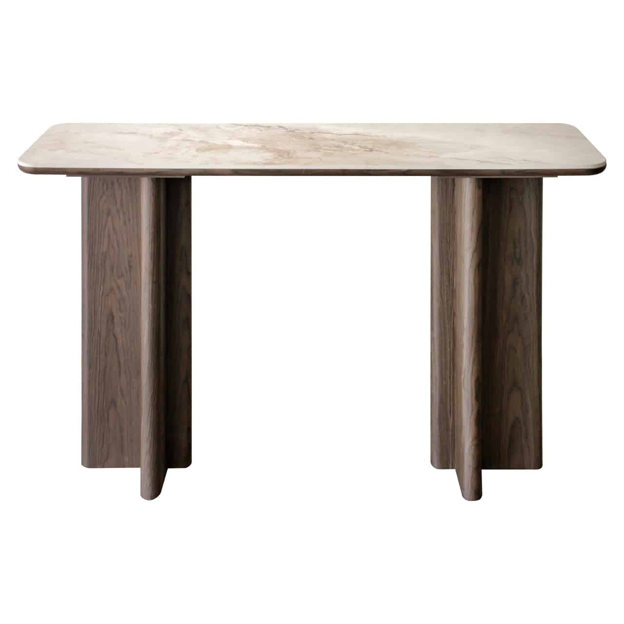 Caden Console Table Brown