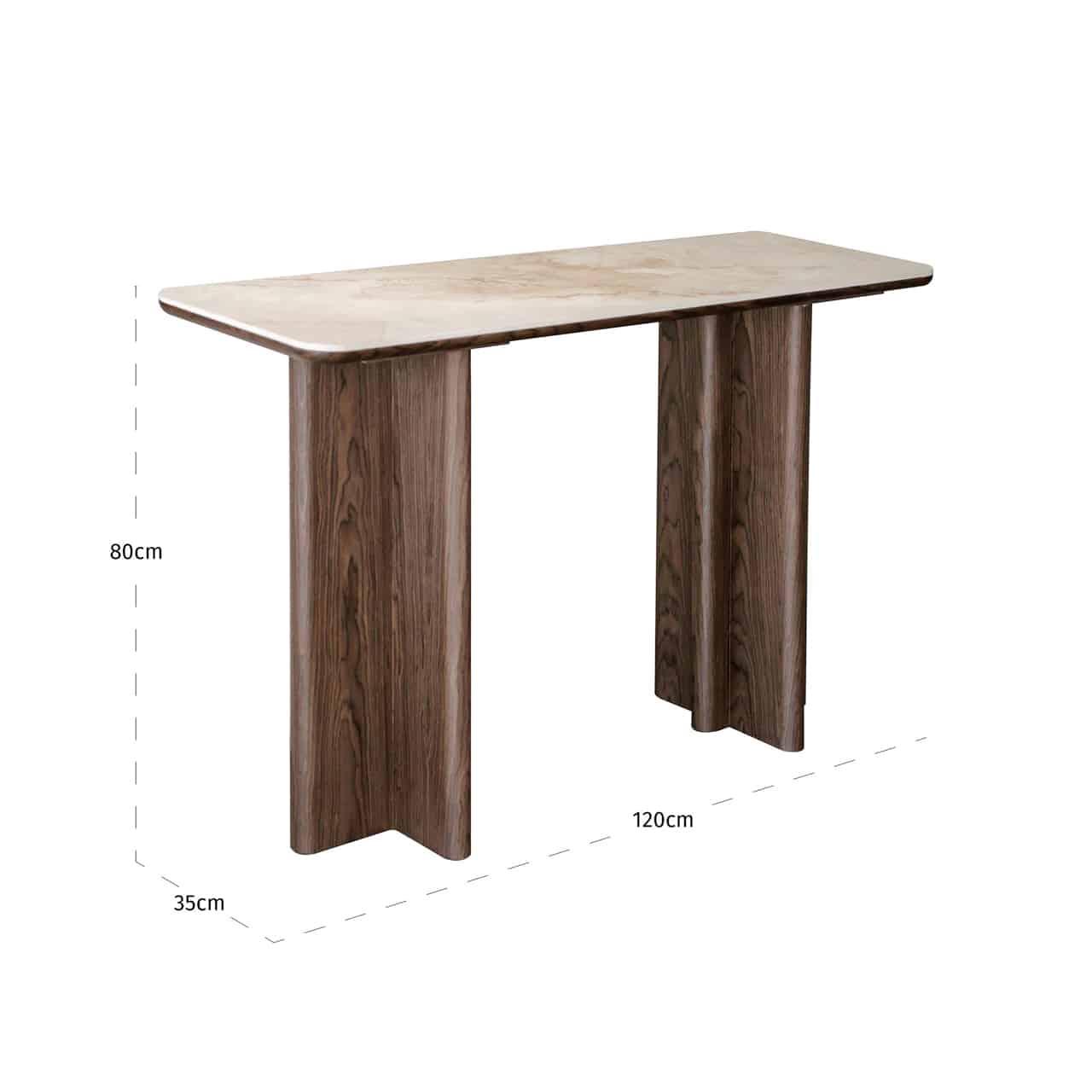 Caden Console Table dimensions