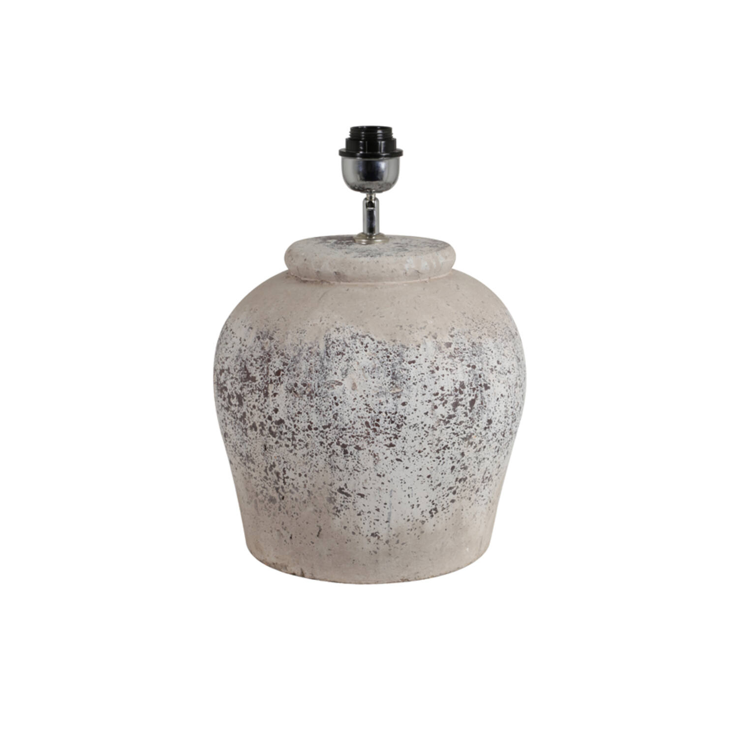 Tova grey ceramic lamp base with a subtle textured finish. Scandinavian-inspired design ideal for modern, calm interiors.