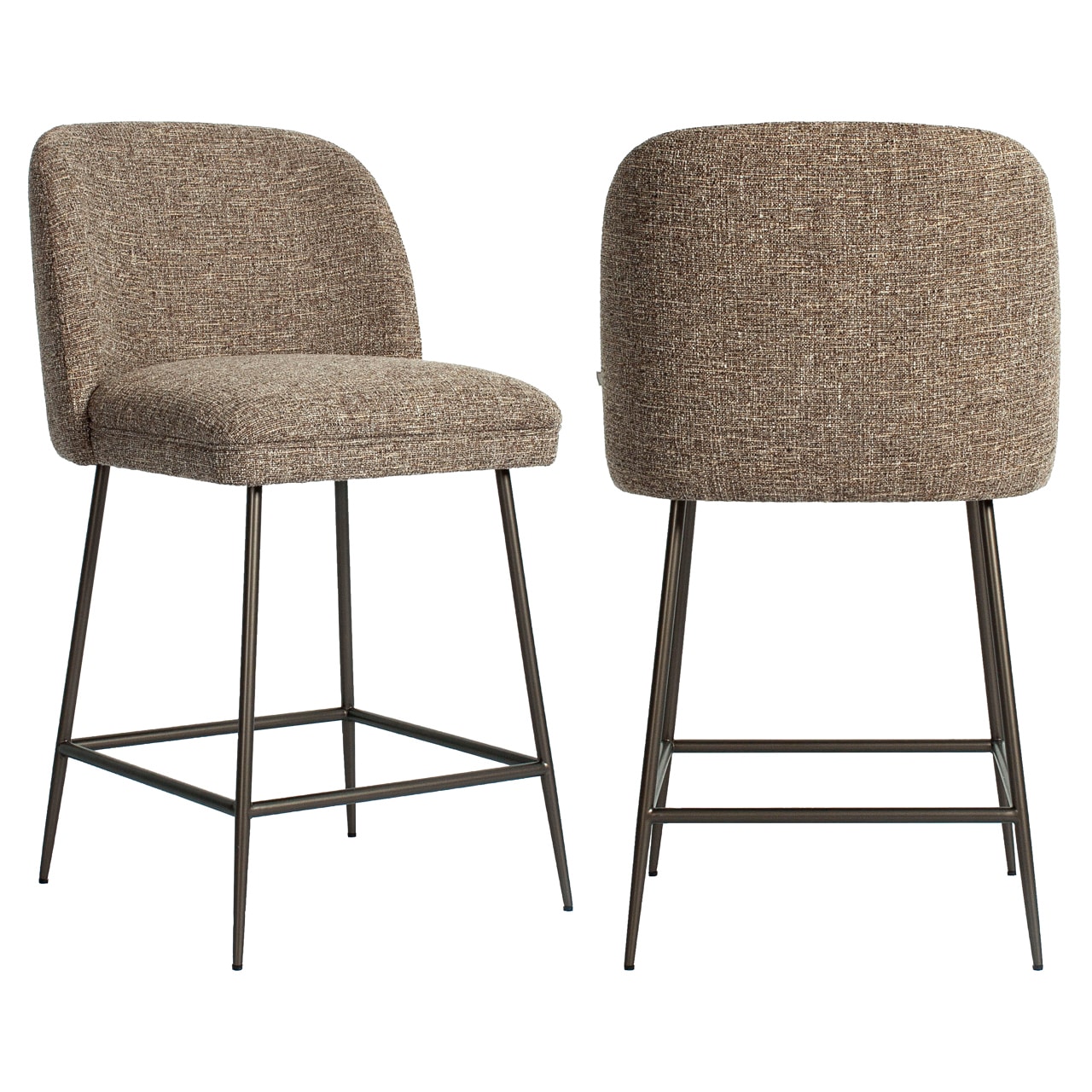 Pavilion Counter Stool Brown Tweed