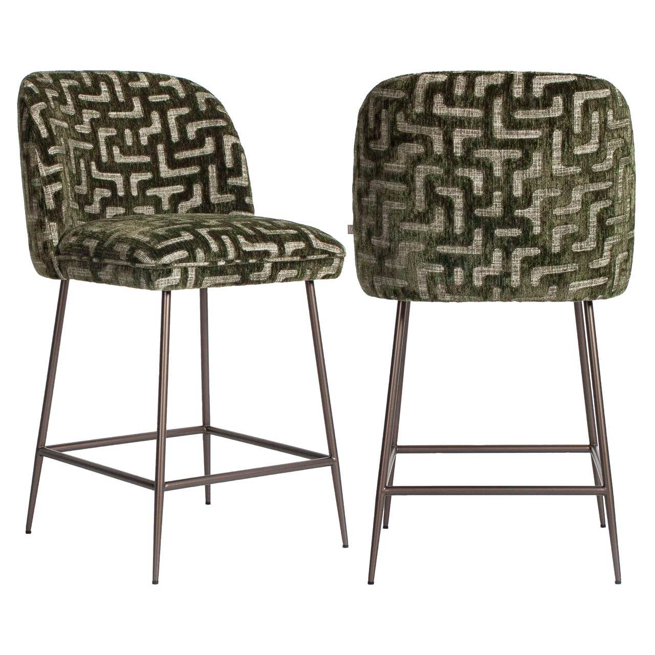 Pavilion Counter Stool Moss Labyrinth