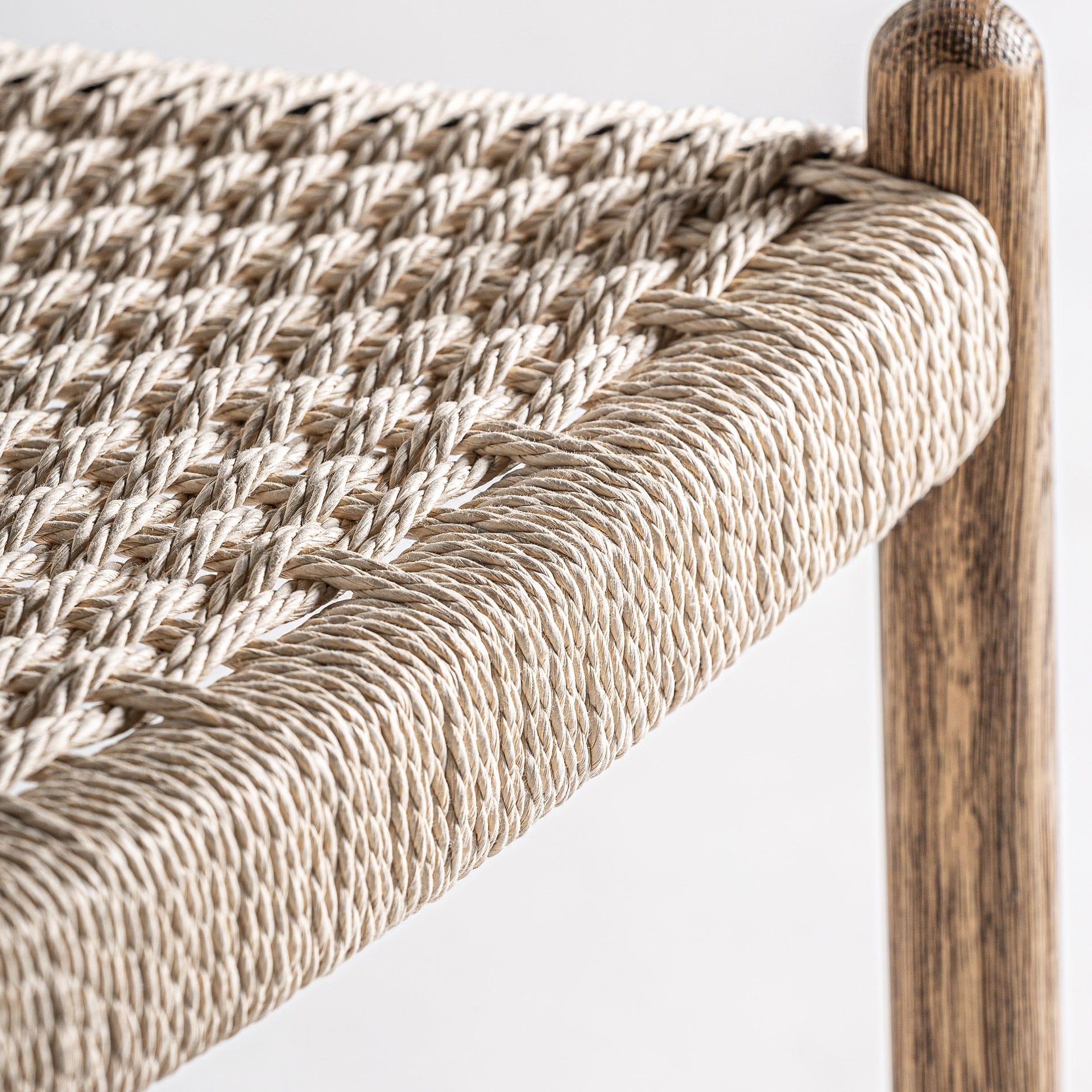 Mara Lounge Chair rope detail