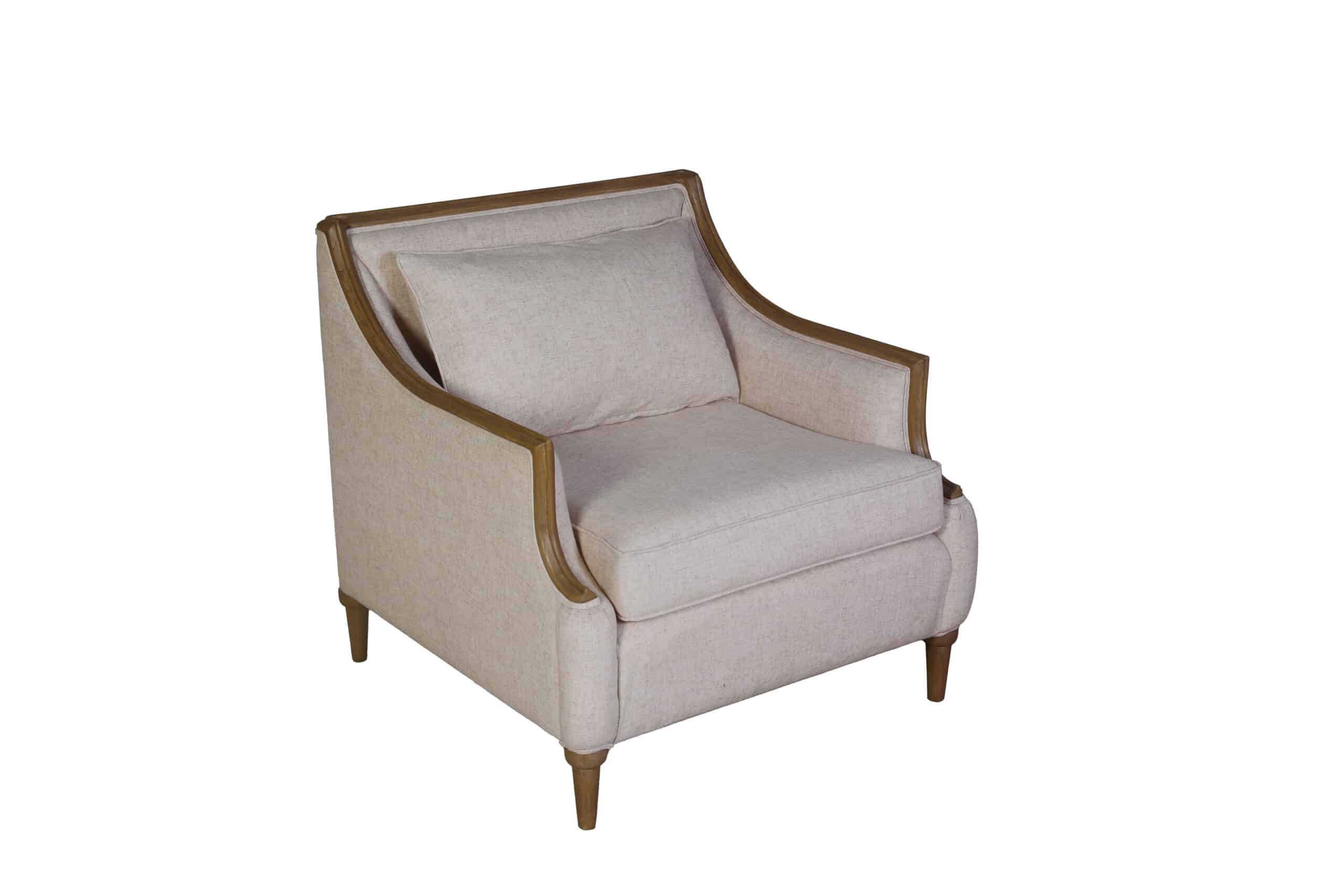 Armchair beech frame