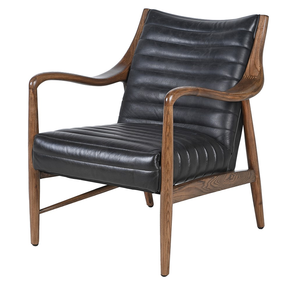 Black Leather Armchair