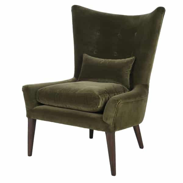 Sage Winged Armchair