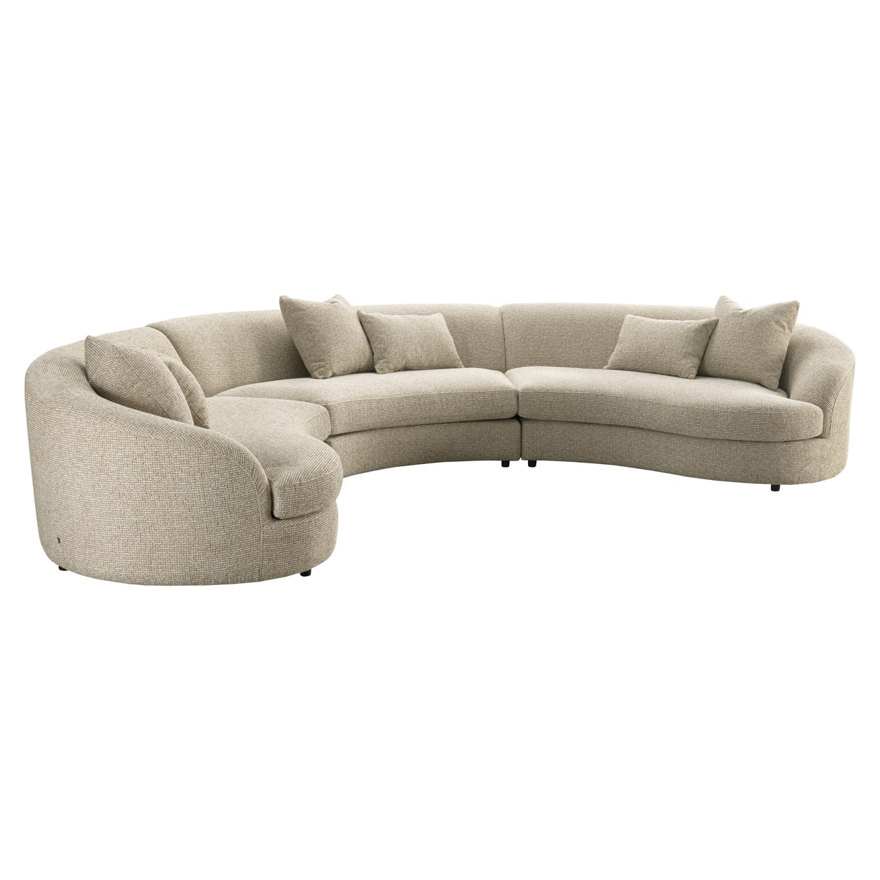 Marlow Modular Sofa cream blockweave