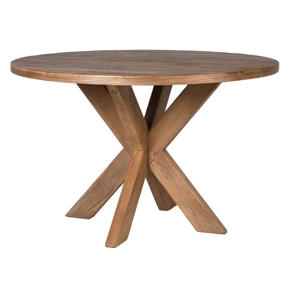 Round Elm Dining Table