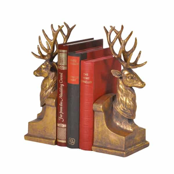 Stag Bookends