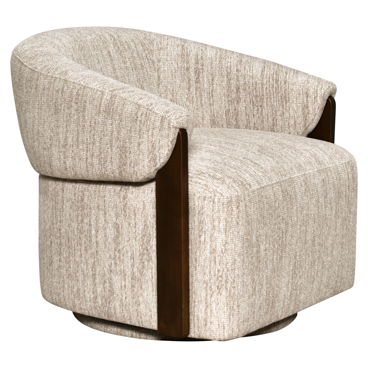 Swivel Occasional Chair Beige