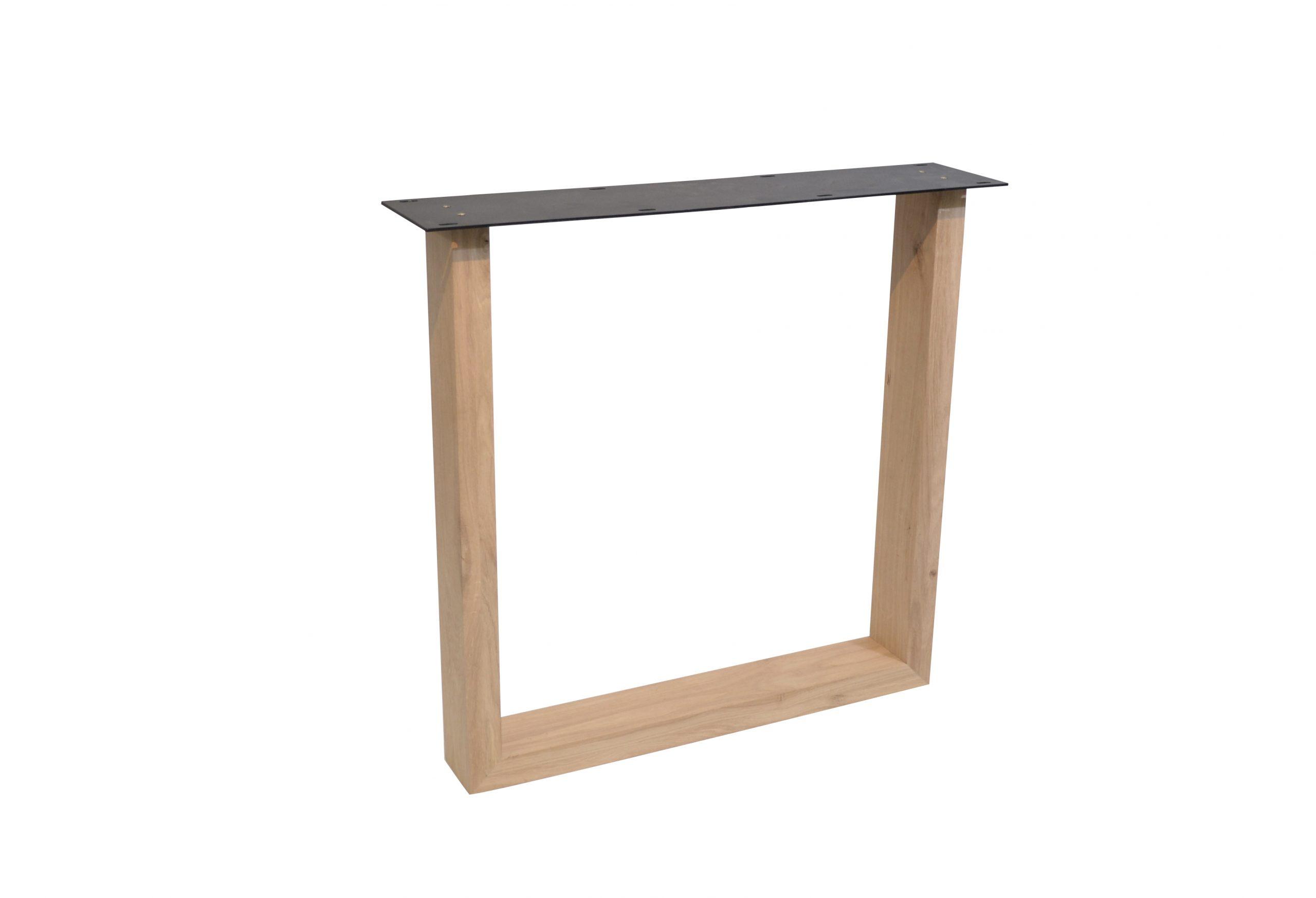 pair of wooden u legs